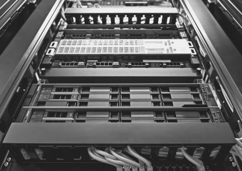 Baie dans un datacenter Baie dans un datacenter